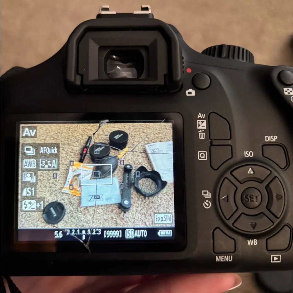Canon EOS 4000D Black DSLR Camera Kit